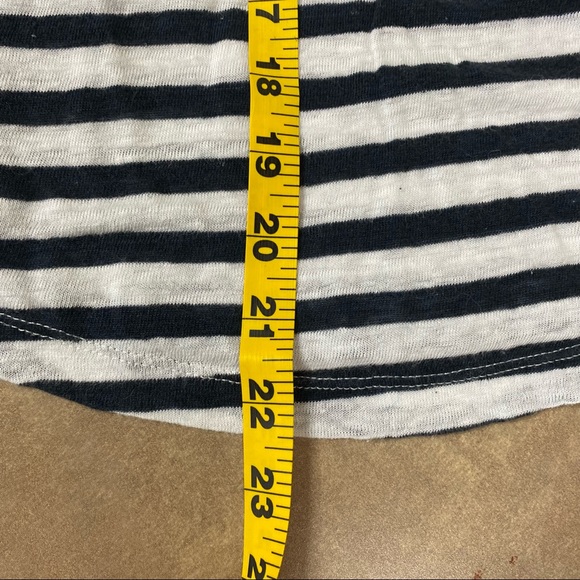 J Crew Blue and white tee shirt top size small - Picture 11 of 14